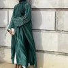 Vêtements ethniques 2024 Couleur unie à la main au milieu-orient à la main Abaya Islamic Arab Abayat Femme musulmane Ramadan Kimono pour les femmes Dubaï