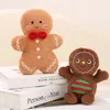 2024 Christmas Gingerbread Man Pillow Christmas Tree Cushion Christmas Decorative Gift Children's and Men's Christmas Eve Holiday Gift