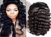 Glueless human hair Full Lace Wig Mongolian Indian Peruvian Malaysian Brazilian Front Lace Wigs bleached knots Deep Curl wigs with2911540