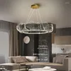 Plafonniers acrylique pendentif LED lampe suspendue minimaliste pour cuisine salon chambre éclairage intérieur moderne Lampy Sufitowe