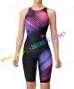 Swimwear 2024 Women's Competitive Pro Training Knee Length Bodysuit, Swimming Pool, BathingSuit, Triathlon, Racerback, One Piece Swimsuit