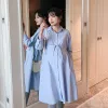 Dresses New Maternity Dresses Spring Autumn Maternity Clothes Shirt Dress Long Sleeve Business Maternity Gown Korean Pregnancy Clothes