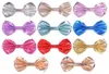 Baby Girls Barrettes Bling błyszczące klipsy bownotowe