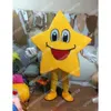 Heißer Verkauf Fünf-Punkte-Star-Maskottchen Kostüm Halloween Weihnachtspartykleid Cartoonfancy Kleid Carnival Unisex Erwachsene Outfit
