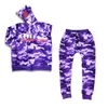 Mannen Hoodies Sweatshirts Y2K Gengar Harajuku 3D Capuchon Mode Mannen En Vrouwen Hoodie Rits Borduren T240306