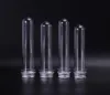 40ml Empty Clear Plastic Tube PET Plastic Test Tube Bottle Used as Face Mask Candy Phone Cable Container with Aluminum Cap8733499