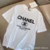 チャジャチャオxiangjiaブランド新しいジョイントプリントラウンドネック半袖Tシャツピュアコットンファッションユニセックスラバーズ