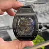 Horloge Fancy Watch RM Polshorloge RM030-serie Machinery RM030 Limited 42 * 50 mm RM030 Geheel zwart Samurai Geheel zwart