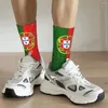 Men's Socks Flag Of Portugal (1) Harajuku High Quality Stockings All Season Long Accessories For Unisex Christmas Gifts