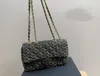 Borse a catena CF intrecciate intrecciate da donna sacchetti di shopping borse per le borse a tracolla per messenger di borse a tracolla