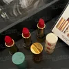 3 pezzi di rossetti opachi per trucco labbra Set Rouge A Levers Mat Collezione di rossetti da viaggio Bastone colorato per balsamo per labbra in raso impermeabile a lunga durata