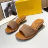 Fashion brand women's low heel sandals, soft leather flip flops, candy colored casual and versatile, comfortable to wear when going out