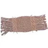 Borns Po Shooting Fotografia accessories Soft Hand Leave Mets with Tassels Flokati Props 240226