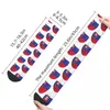 Men's Socks Slovakia Flag Harajuku Sweat Absorbing Stockings All Season Long Accessories For Unisex Birthday Present