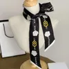 Women Tie Designer Silk Twilly Scarf For Bags Fashion Clothes Ties Men Luxury Neckties C Girls Ribbon Headband Bow Necktie Jqphe