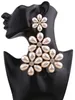 Super esagerazione orecchini pendenti con perle grandi per le donne Orecchini di cristallo di lusso con dichiarazione di gioielli alla moda all'ingrosso 240301