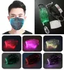 Masque lumineux de mode avec filtre PM25 7 couleurs masques lumineux LED pour fête de Noël Festival mascarade Rave Mask4110435