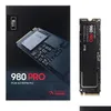 Discos de estado sólido internos (Ssd) Samsun - 980 Pro 1Tb Gaming Ssd Pcie Gen 4 X4 Nvme Drop Delivery Computadores Unidades de rede Armazenamentos Dh9Ew