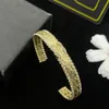 Gold Bracelet Woman Designer Jewelry full diamond Split bracelet sliver womens mens fashion charm bracelets Titanium Steel Bangle Couple Jewelry