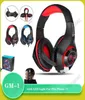 ゲームヘッドセットGM1 35mm Ajustable Gaming HeadPhone Earphoneヘッドフォンヘッドセット付きMicrophone LED Light PS4 Phone PC4489106