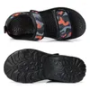 Sandals Summer Men Light Mesh Men's Beach Sandles 2024 Open Shoes Hook & Loop Breathable Sandalias Hombre