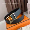 High quality classic designer Belt for women H buckle AAA Real leather Fashion womens belt Retro Luxury mens belt 90-125cm unisex ladies boutique Reversible belt H01