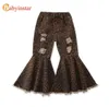 7 Styles pantalons bébé jambe large Flare mode enfant en bas âge enfants cloche bas à volants filles pantalons 2012077381051