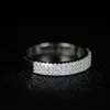 14K Wit Goud Sieraden Natuurlijke Diamant Bizuteria Edelsteen Ring voor Vrouwen Anillos De Bruiloft 14 K Mujer 240228