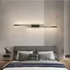 Wall Lamp Long strip wall lamp light luxury creative room bedroom bedside lamp simple modern Nordic living room TV wall lamp