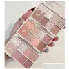 Eye Shadow 7 Colors Glitter Eyeshadow Palette Shimmer Easy To Wear Shadows Make-Up Pallet For Eyes Womens Cosmetics Drop Delivery He Dhlnc