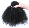 Afro crépus bouclés brésiliens Remy cheveux armure faisceaux pince dans les Extensions de cheveux humains 100g 8pcsset pince dans les Extensions de cheveux 7454958