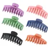 Party Favor Hair Claw Clips 4 pouces antidérapants grandes épingles à cheveux de crabe pour les femmes accessoires minces Barrette filles cadeaux-Sea Drop Delivery Home Dhpag