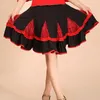 Stage Wear Dancing Skirt Latin Performance Triangle Sequins Large Swing Square Dance Adult Girl Costume Practice Tango Clothes Cha