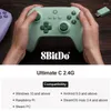 Oyun Denetleyicileri 8bitdo - Ultimate C Oyun Denetleyicisi Kablosuz 2.4G FPS PC Windows 10 11 Steam Raspberry Pi Android için Gamepad Joystick