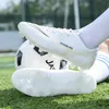 Chaussures de Football professionnelles pour hommes, Futsal pour jeunes, entraînement en salle, cheville montante pour enfants, 240228