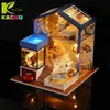 Architecture/DIY House KACUU Dollhouse Original Box Miniature Wooden Doll House With DIY Furniture Fidget Toys For Kids Children Birthday Gift Seattle