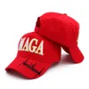 パーティーハットマガ刺繍帽子トランプ2024選挙のための黒い赤い野球コットンキャップ