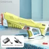 Toys Gun Gun Toys Pistola de agua eléctrica de juguete totalmente automática de inducción de verano, absorción de agua, pistola de agua de ráfaga de alta tecnología, juguete de batalla de agua al aire libre para playa 230728 240306