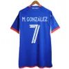 24 25 camisetas de fútbol de la universidad de chile FERNÁNDEZ M.GONZALEZ 2024 2025 camiseta de fútbol de la U Universidad de chile