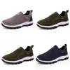 Zapatos para correr Primavera Verano rojo negro rosa verde marrón para hombre top bajo playa transpirable suela suave zapatos planos hombres blac1 GAI-37