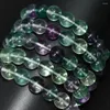 Luźne kamienie szlachetne Naturalne wielopolowe kolory fluorytowe okrągłe koraliki 10,2 mm-10,3 mm