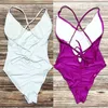 Kvinnors badkläder Team Bride Love Bikini 2024 Kvinnor Sexig bodysuit en stycke baddräkt Bachelor Party Swimming Beachwear Femme