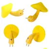 Veilleuses Lampe de nuit jaune Champignon Prise murale Capteur de lumière LED Lumières Chambre Bébé Contrôle de la lumière 110220V 02W3339372 Dr Dhncp