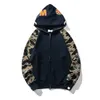 Sweatshirts Hoodie Designer Zip Shark Hoodies Black Camouflage Jacket Yellow Hoody Hooded Sweatshirt Man Sweater Long Sleeve Fleece 2436