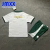 JMXX 24-25パルメイラスチャイルドサッカージャージキットホームアウェイキッドユニフォームジャージーフットボールシャツ2024 2025トップアンドショーツチャイルドバージョン