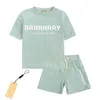 Ensemble T-Shirt et pantalon de styliste pour enfants de 2 à 13 ans, Logo de luxe, vêtements en coton 2 pièces pour bébés garçons et filles, vêtements à la mode