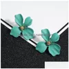 Stud Korean Cute Small Flower Stud Earrings For Women Trendy Fresh And Sweet Statement Earring Girl 2022 Fashion Jewelry Gift Drop De Dhhku