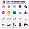 Baifu Sieraden Groothandelsprijs Fashion Design Sterling Zilver 925 Moissanite Hiphop Cubaanse ketting