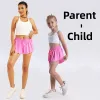 Robes Papillon Shorts de sport Femmes Enfant Spandex Jeunes 2in1 Flowy Running Tennis Jupe Courte Sport Été Cool Pantalons Décontractés Filles