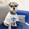 デザイナー犬の服コットンドッグアパレルソフト通気性ペットシャツポップシクルパターンドッグシャツ小さな犬の子犬猫夏ペット子猫と犬のためのTシャツa660